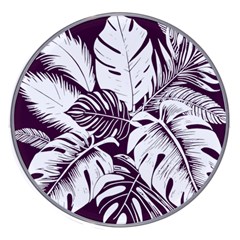 Abstract Art Tropical Leaves Wireless Fast Charger(white) by Valentinaart