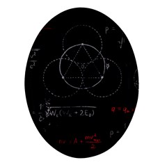 Math Board Circuit Circuits Computer Shield Tech Technology Oval Glass Fridge Magnet (4 Pack) by Loisa77