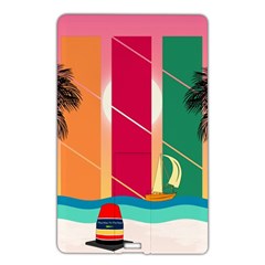 Digital Graphic Clip Art Beach Name Card Style Usb Flash Drive by Proyonanggan