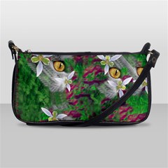 Illustrations Color Cat Flower Abstract Textures Shoulder Clutch Bag by anzea