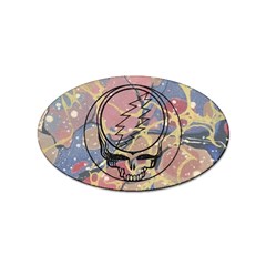 Grateful Dead Artsy Sticker Oval (10 Pack) by Bedest