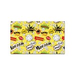 Cartoon Comics Pattern Sticker Rectangular (10 pack) Front