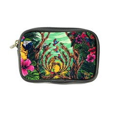 Monkey Tiger Bird Parrot Forest Jungle Style Coin Purse by Grandong