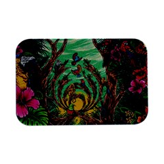 Monkey Tiger Bird Parrot Forest Jungle Style Open Lid Metal Box (silver)   by Grandong