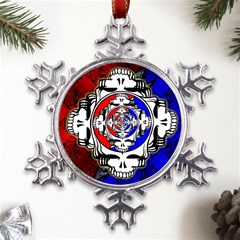 The Grateful Dead Metal Large Snowflake Ornament by Grandong