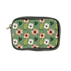 Flower Green Pink Pattern Floral Coin Purse by anzea