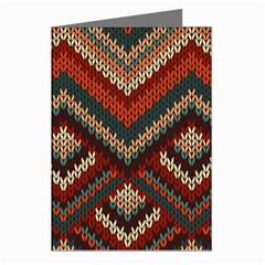 Texture Pattern Fabric Greeting Cards (pkg Of 8) by Loisa77