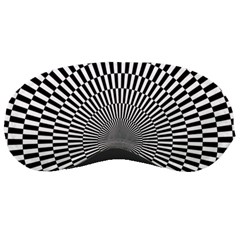 Circles Checkered Abstract Abstraction Art Sleep Mask by Loisa77