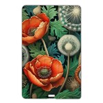 Flower Poppies Name Card Style USB Flash Drive Front