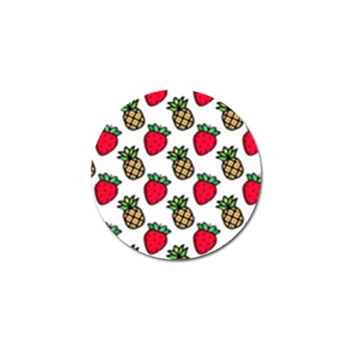 Strawberries Pineapples Fruits Golf Ball Marker