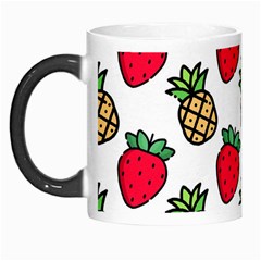 Strawberries Pineapples Fruits Morph Mug by Loisa77