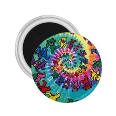 Tie Dye Grateful Dead Bears 2 25  Magnets by Perong