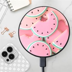 Aesthetic Cute Kawaii Watermelon Wireless Fast Charger(black) by Perong