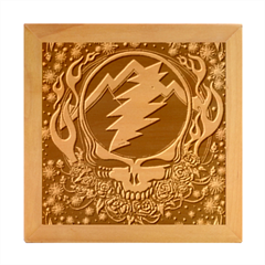 Grateful Dead Scarlet Fire Wood Photo Frame Cube by Perong