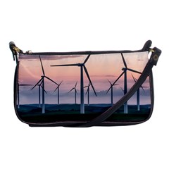 Wind Giants At Twilight Shoulder Clutch Bag by Tellerarts