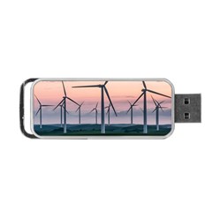 Wind Giants At Twilight Portable Usb Flash (two Sides) by Tellerarts