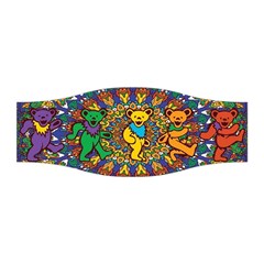 Dead Dancing Bears Grateful Dead Pattern Stretchable Headband by Grandong