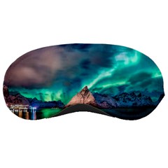 Amazing Aurora Borealis Colors Sleep Mask by Grandong