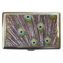 Peacock Bird Feathers Plumage Peacock Cigarette Money Case by Perong