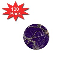 Realtree Camo Purple Pink Realtree Camo 1  Mini Buttons (100 Pack)  by Perong