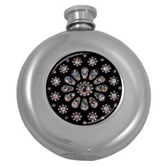 Photo Chartres Notre Dame Round Hip Flask (5 Oz) by Bedest