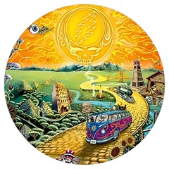 Grateful Dead Golden Road Round Trivet by Bedest