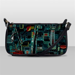 Art Cityscape Japanese Shoulder Clutch Bag by Perong