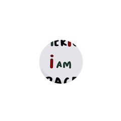 America  I Am Race 1  Mini Magnets by RiverRootz