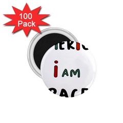 America  I Am Race 1 75  Magnets (100 Pack)  by RiverRootz