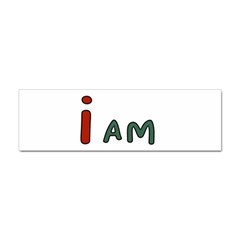 America  I Am Race Sticker Bumper (10 Pack) by RiverRootz