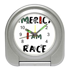 America  I Am Race Travel Alarm Clock by RiverRootz