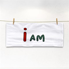 America  I Am Race Hand Towel by RiverRootz