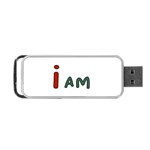 America  I Am Race Portable USB Flash (One Side) Front