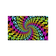 3d Grateful Dead 90 s Neon Dancing Bears Sticker Rectangular (100 Pack) by Perong