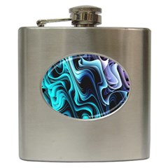 Nature Water Wave Architecture Hip Flask (6 Oz) by Salmanaz77