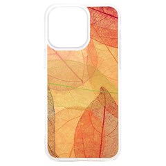 Leaves Patterns Colorful Leaf Pattern Iphone 15 Plus Tpu Uv Print Case by Cemarart