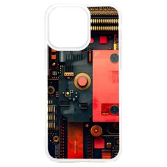 Tech Technology Pattern Iphone 15 Plus Tpu Uv Print Case by Salmanaz77