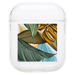 Monstera Palm Leaves Plants Soft Tpu Airpods 1/2 Case by Paksenen