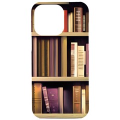 Books Bookshelves Office Fantasy Background Artwork Book Cover Apothecary Book Nook Literature Libra Iphone 15 Pro Max Black Uv Print Pc Hardshell Case by Posterlux