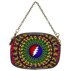 Grateful Dead Bear Pattern Chain Purse (one Side) by Maspions