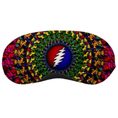 Grateful Dead Bear Pattern Sleep Mask by Maspions