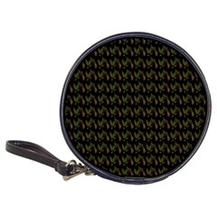 Fern Pattern 2 Black Classic 20-cd Wallets by snowwhitegirl