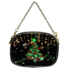 Christmas Star Jewellery Chain Purse (two Sides) by anzea