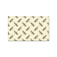 Dragonfy Insect Pattern Sticker Rectangular (10 Pack) by Maspions