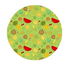 Art Fruits Pattern Mini Round Pill Box (pack Of 5) by Maspions