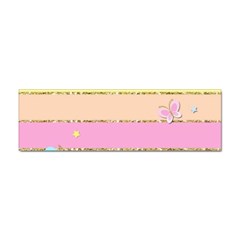 Pastel, Butterfly, Spring, Stripes, Sticker Bumper (10 Pack) by kyorashop23