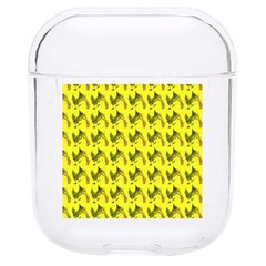 Fern Pattern 2 Yellow Hard Pc Airpods 1/2 Case by snowwhitegirl