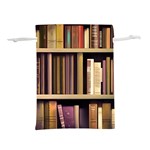 Books Bookshelves Office Fantasy Background Artwork Book Cover Apothecary Book Nook Literature Libra Lightweight Drawstring Pouch (L) Back