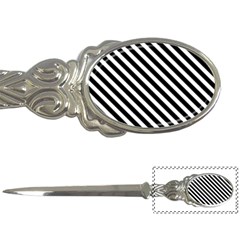 Stripes Monochrome Pattern Letter Opener by kyorashop23