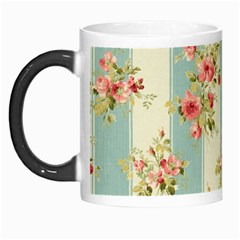 Stripes, Rose,  Texture, Flower, Paper Morph Mug by kyorashop23